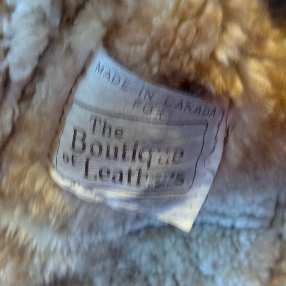 Shearling Lined Sheepskin Jacket - Picture 3 of 4